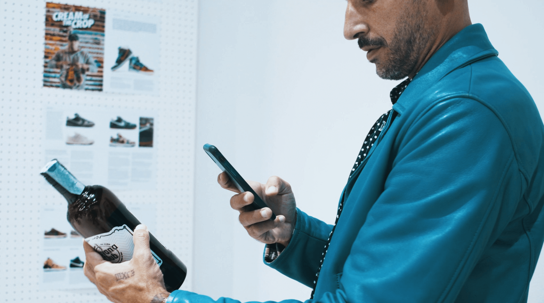 Collab Sneakerness x Havana Club limited edition bottle