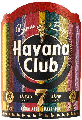 Havana Club x Burna Boy Limited Edition Bottle