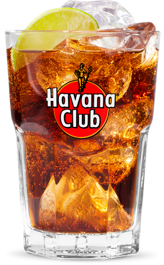 Cuba Libre Cocktail-Rezept mit Havana Club 3 Rum, Cola und Limette gemischt