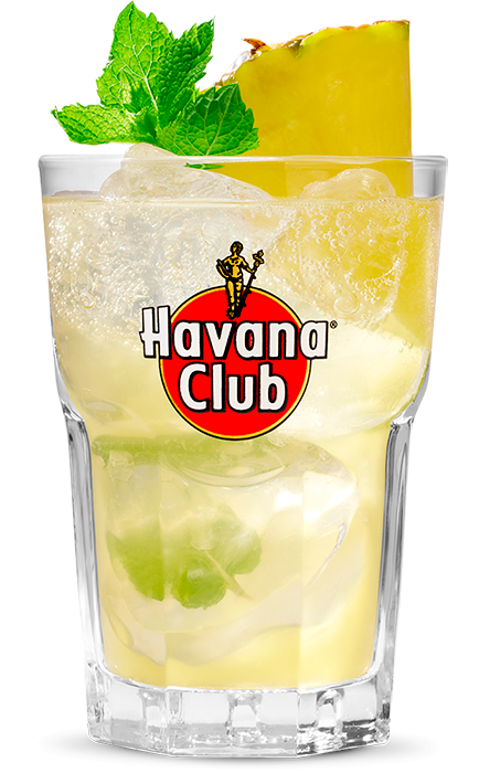Rum-Cocktail mit Ananas: Ananas-Mojito Rezept | Havana Club