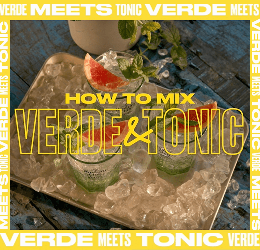Havana Club Verde Tonic Mixing Video