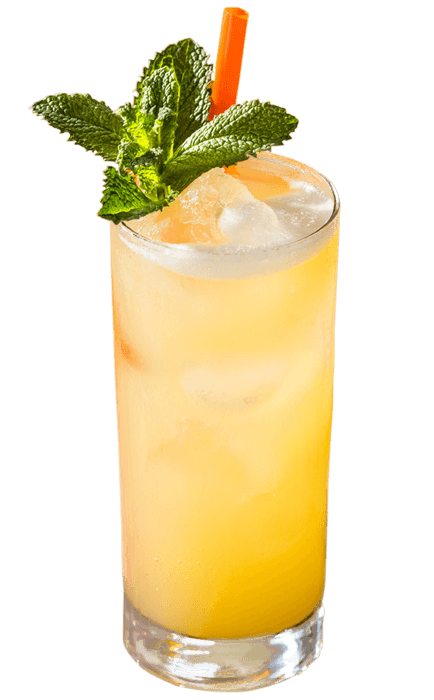 Cocktail recipe with pineapple and rum