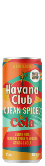 Havana Club Cuban Spiced und Cola Dose