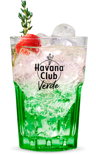 Havana Club Verde Rum mit Wildberry